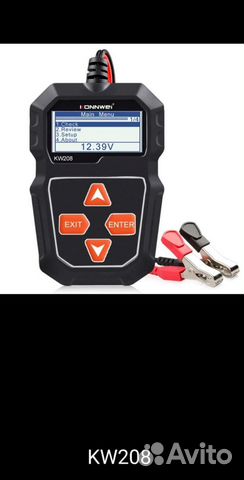 Тестер аккумуляторной батареи konnwei KW208