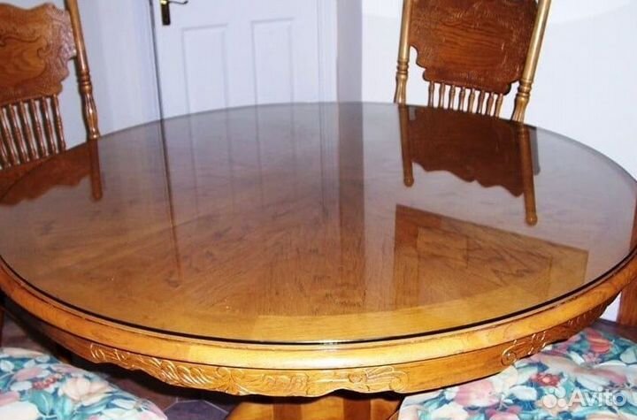 Стеклянная столешница на заказ