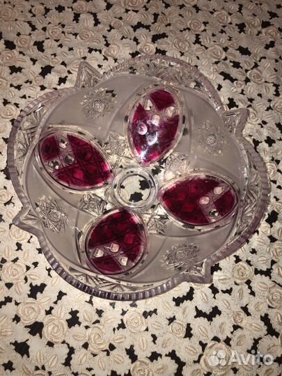 Ваза цветное стекло