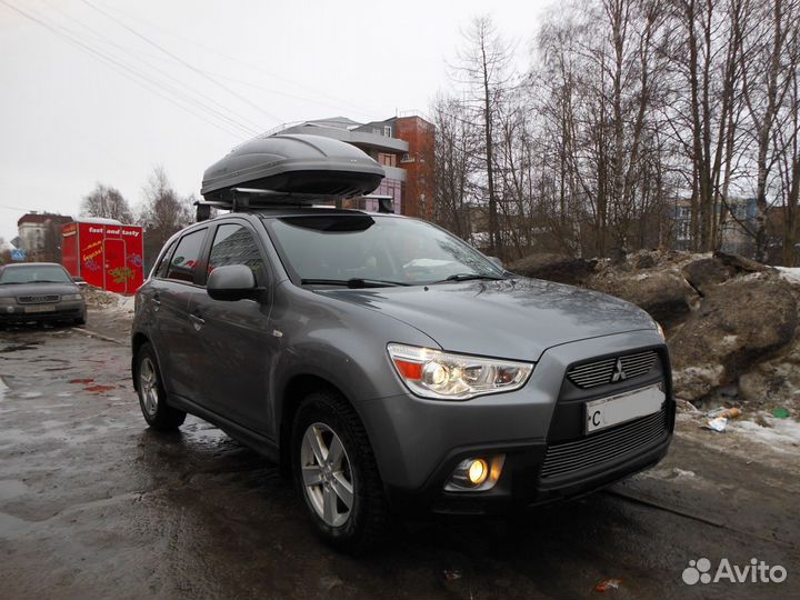 Автобокс TerraDrive 440 серый матовый 175х85х44