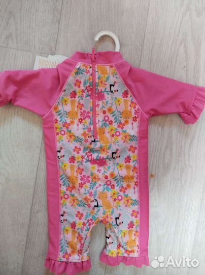 Новый купальник с уф защитой+ кепка