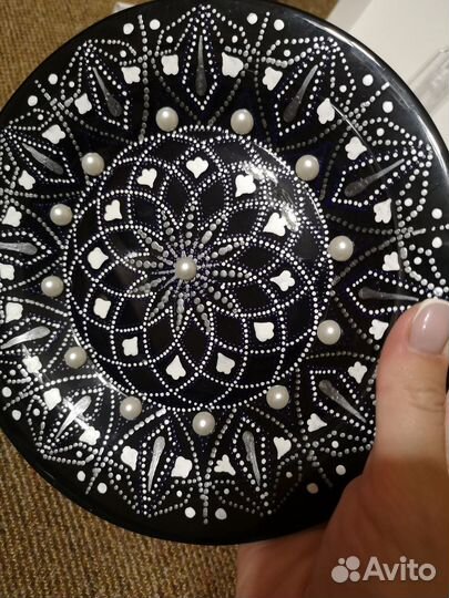 Тарелка декоративная ручная работа