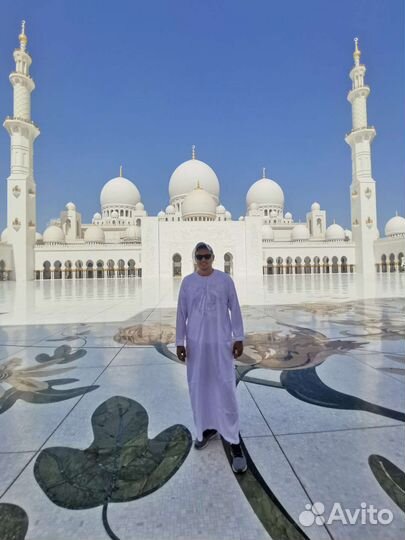 Абая мужская для посещения мечети рост 185