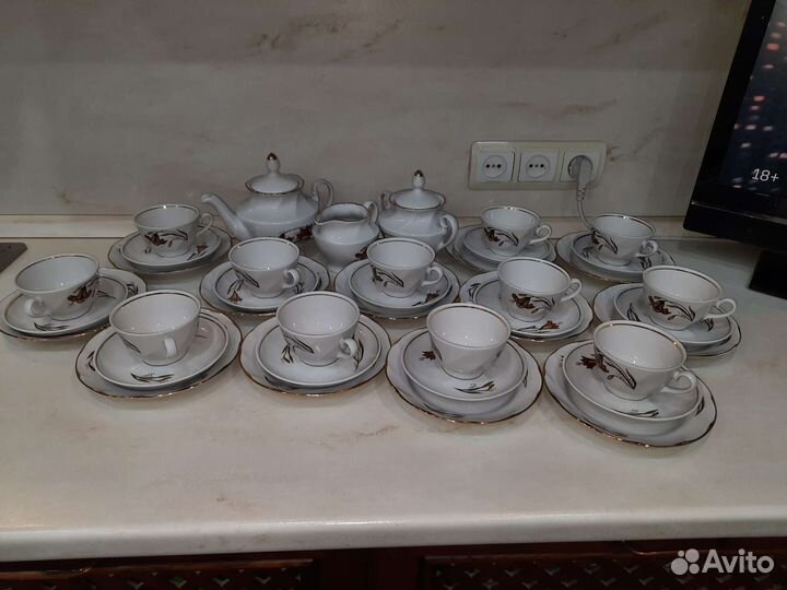 Набор столовой посуды фарфор