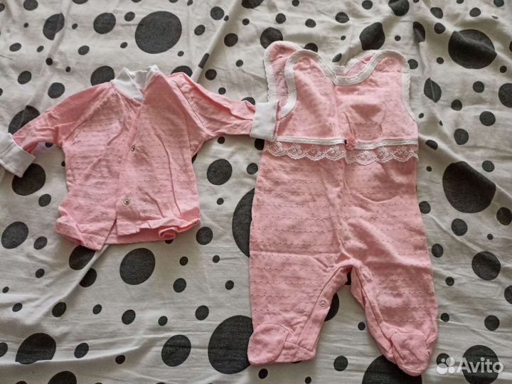 Комплект на выписку для девочки лето