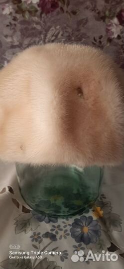 Берет зимний из меха норки