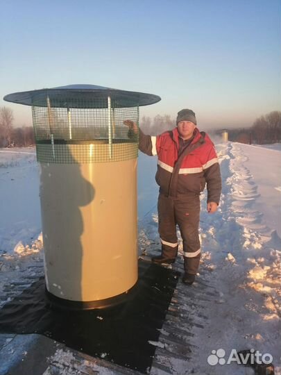 Вытяжная шахта для животноводческих помещений