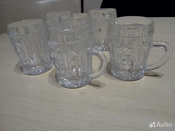 Кружка хрустальная