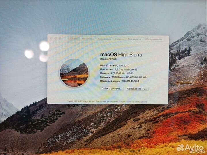 Apple iMac 21.5 2010