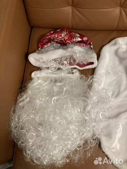 Костюм Деда Мороза + валянки