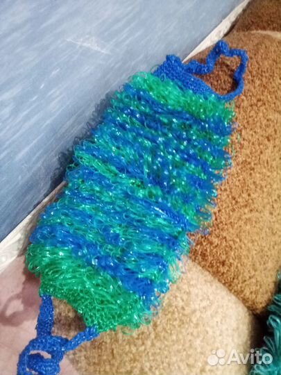 Мочалка ручной работы