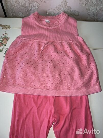 Платье, ползунки