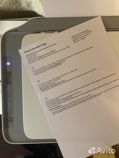 Принтер HP deskjet 2720