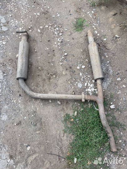 Раздвоенный глушитель priora