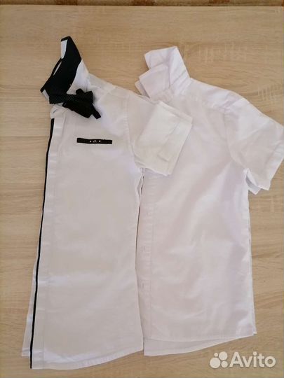Рубашка школьная для мальчика 140