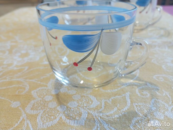 Чашки кофейные стекло СССР