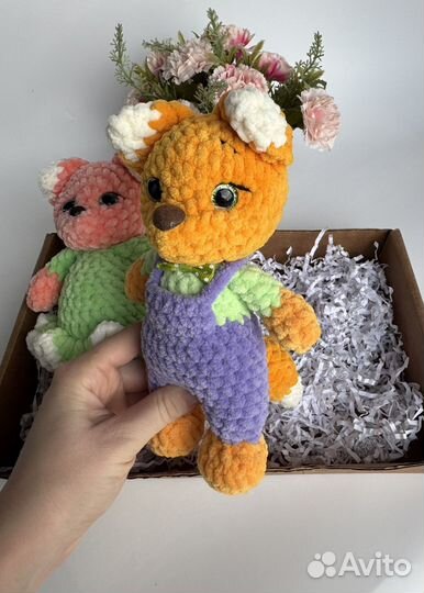 Вязаные игрушки Лисички