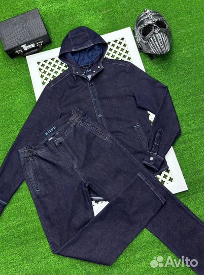 Джинсовый костюм мужской kiton