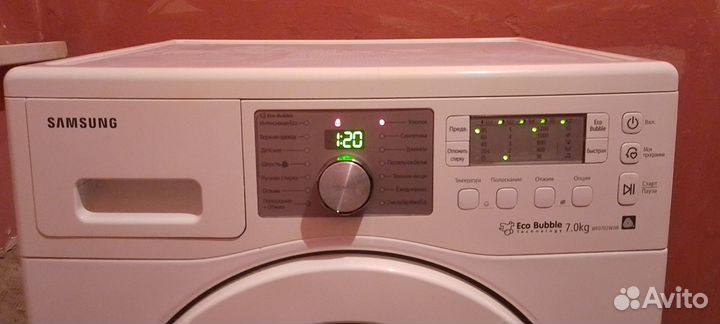 Стиральная машина samsung eco bubble 7 кг