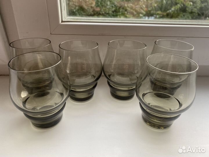 Стаканы цветное стекло СССР