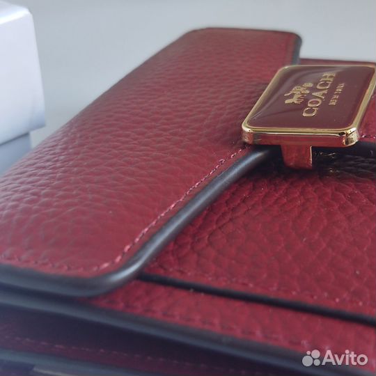 Кошелек женский Coach mini эмаль (red)