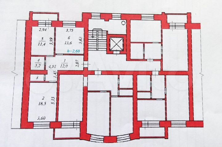 2-к. квартира, 61,9 м², 3/9 эт.