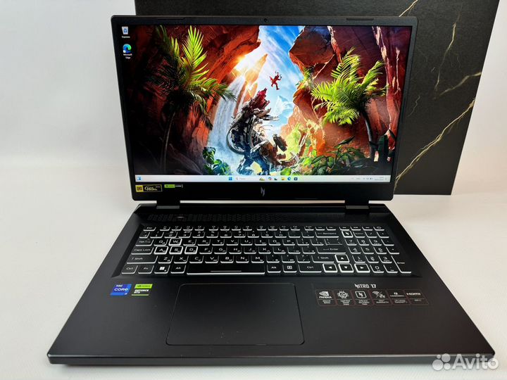 Игровой Acer 17.3 QHD 165Гц GSync I7-13700/RTX4060