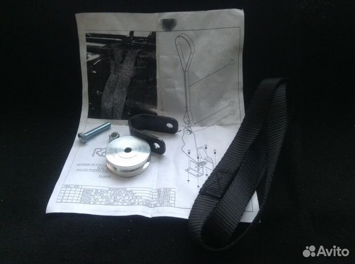 Подвесной трос для подъема снегохода и мототехники