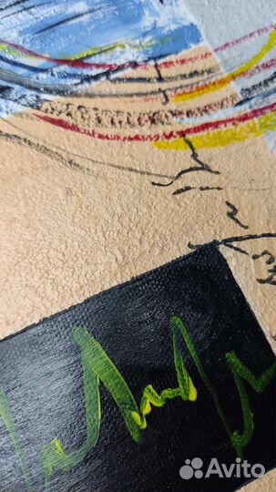 Современная картина на холсте 30х40