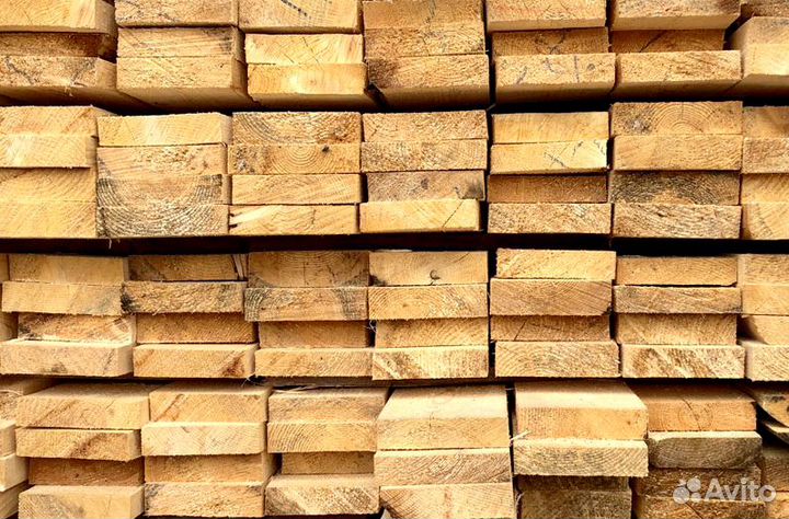 Доска обрезная естественной влажности 50х100