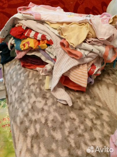 Пакетом одежда для девочки с 62 по 74 рост