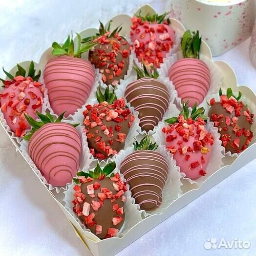 Клубника в шоколаде набор