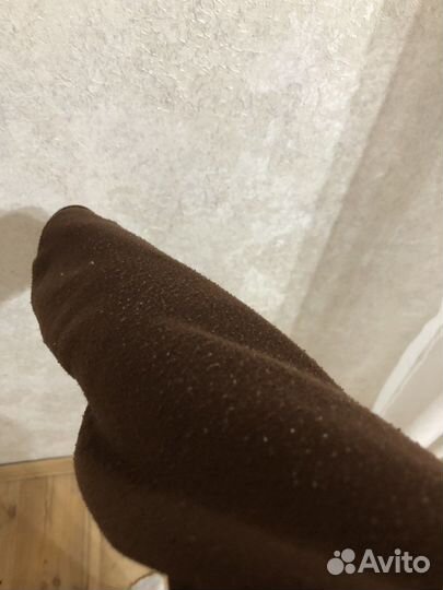 Зип-худи однотонное коричневое