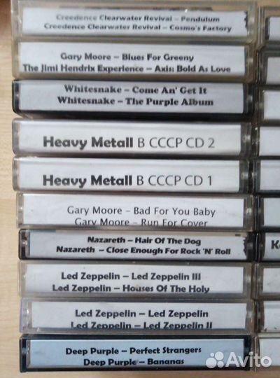 Классический рок на аудиокассетах (20 одним лотом)