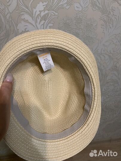 Соломенная шляпа детская