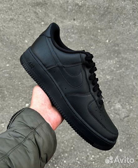 7.5-11 US. Nike Air Force 1 Triple Black. Оригинал