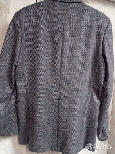 Новый Пиджак твид шерсть 48 р мужской