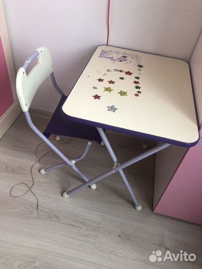 Детский стул и стол