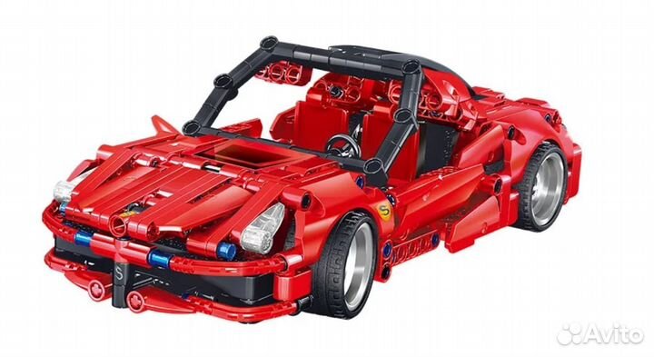 Конструктор - Красная гоночная машина Ferrari 458