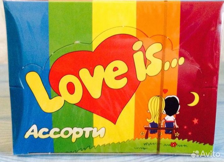 Жвачка Love is ассорти