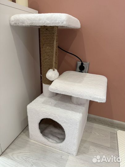 Домик для кошки с когтеточкой