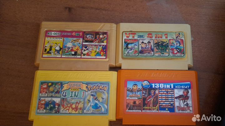 Картриджи для dendy 8 bit