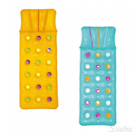 Надувной матрас для плавания 188х71см, до 90кг