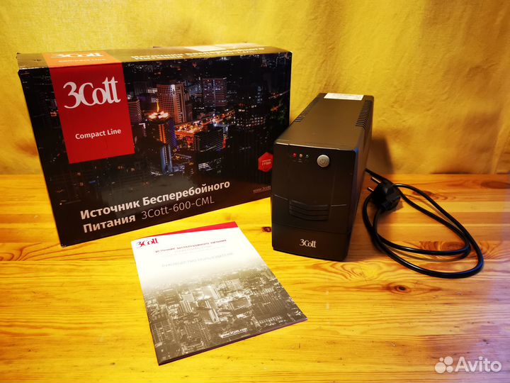 Источник бесперебойного питания 3Cott-600-CML