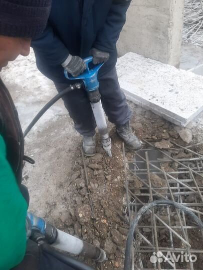 Аренда компрессора с отбойниками и бетоноломами