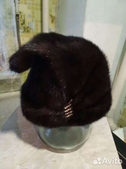 Шапка норковая женская новая