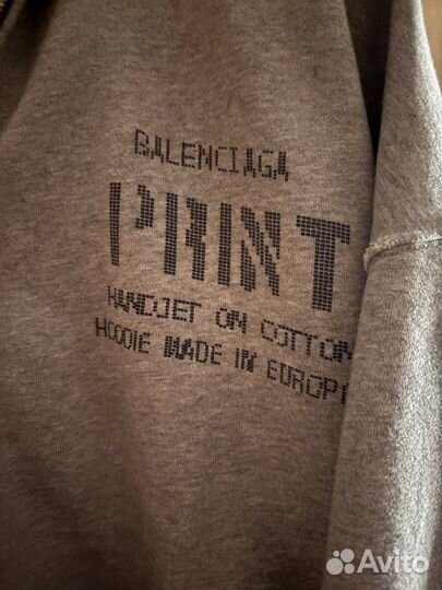 Balenciaga handjet print