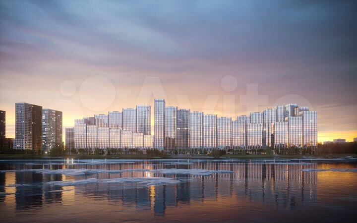 2-к. квартира, 64,8 м², 13/22 эт.