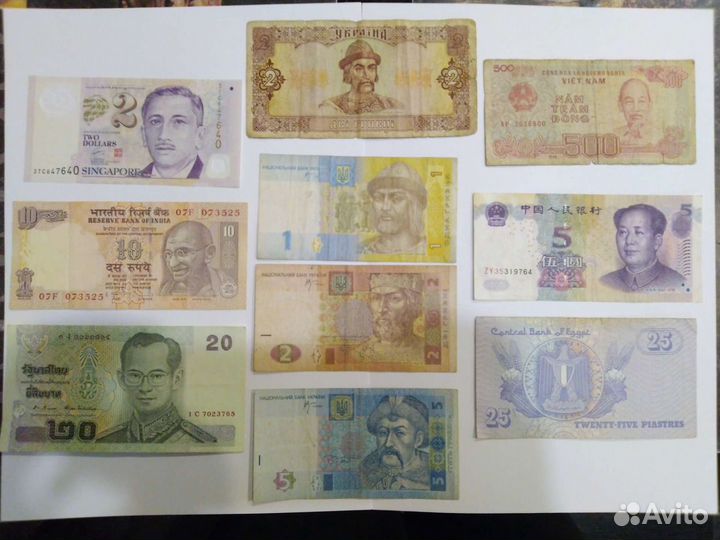 Банкноты разных стран
