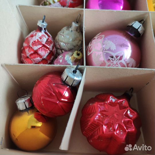 Набор ёлочных игрушек ГДР